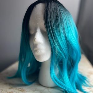 Teal Ombre Wig
